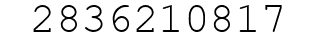 Number 2836210817.