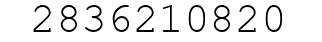 Number 2836210820.