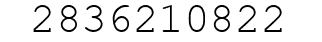 Number 2836210822.