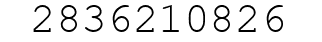 Number 2836210826.