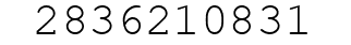 Number 2836210831.