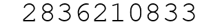 Number 2836210833.