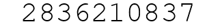 Number 2836210837.