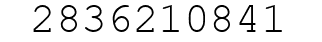 Number 2836210841.