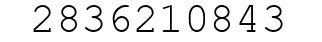 Number 2836210843.