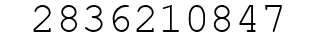 Number 2836210847.