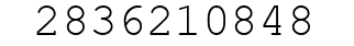 Number 2836210848.