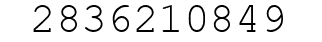 Number 2836210849.