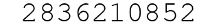 Number 2836210852.