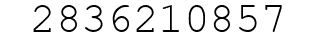 Number 2836210857.