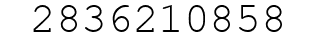 Number 2836210858.