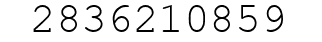 Number 2836210859.
