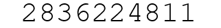 Number 2836224811.