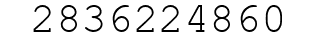 Number 2836224860.