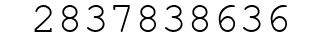 Number 2837838636.