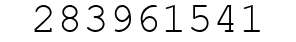 Number 283961541.