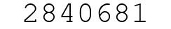 Number 2840681.