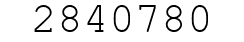 Number 2840780.