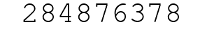 Number 284876378.