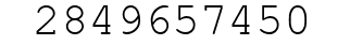 Number 2849657450.