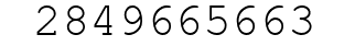 Number 2849665663.