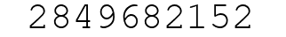 Number 2849682152.