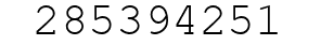 Number 285394251.