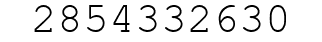 Number 2854332630.