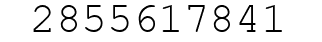 Number 2855617841.