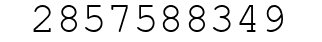 Number 2857588349.