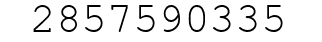 Number 2857590335.