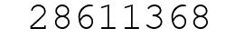 Number 28611368.