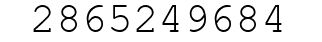 Number 2865249684.