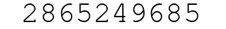 Number 2865249685.