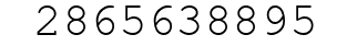 Number 2865638895.