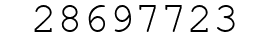 Number 28697723.
