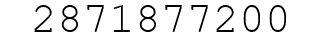 Number 2871877200.