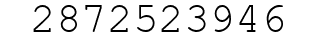 Number 2872523946.