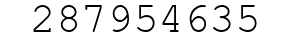 Number 287954635.