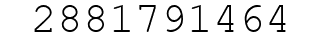Number 2881791464.