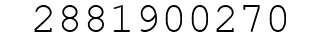 Number 2881900270.