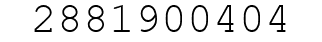 Number 2881900404.