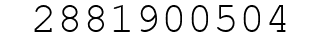 Number 2881900504.