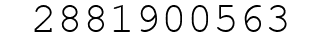 Number 2881900563.