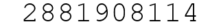 Number 2881908114.