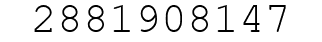 Number 2881908147.