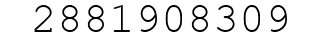 Number 2881908309.