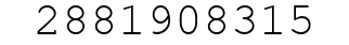 Number 2881908315.