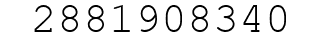 Number 2881908340.