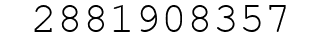 Number 2881908357.